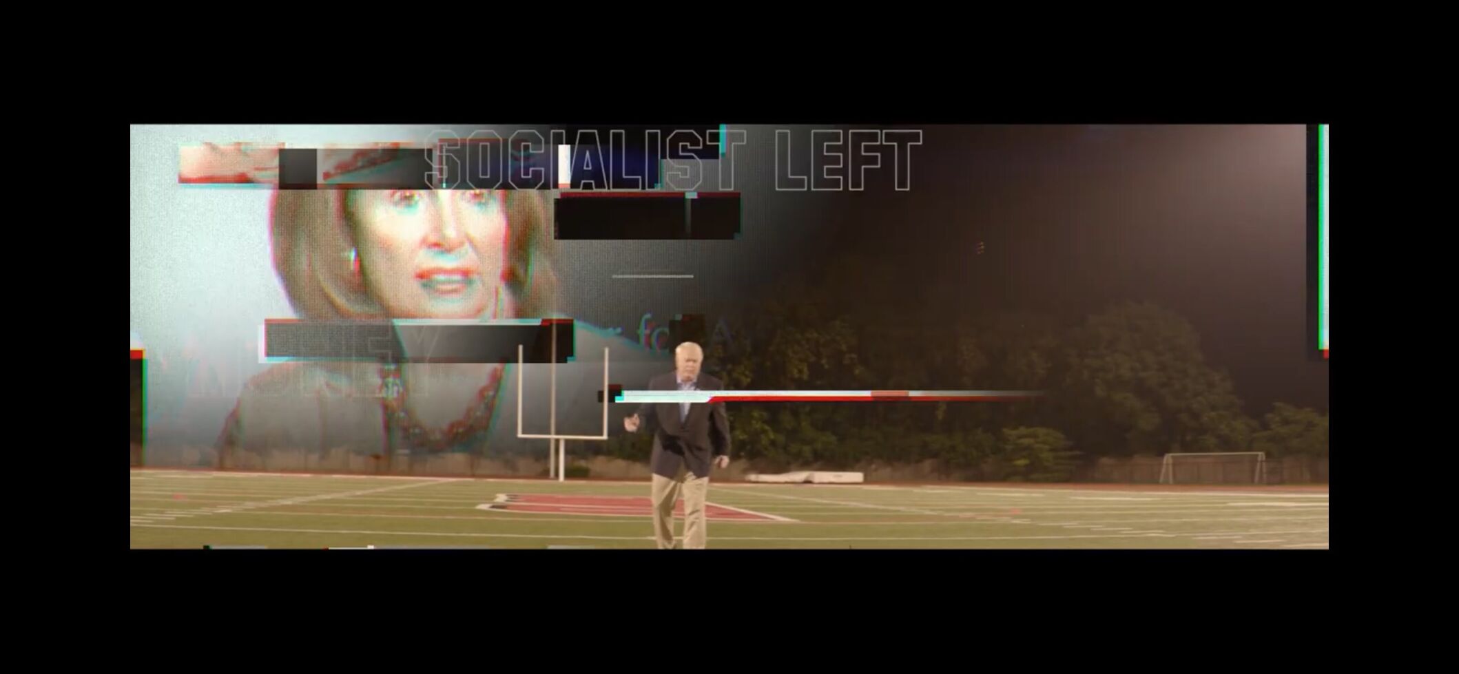 Screeencapture of Mike Gibbons during campaign commercial
